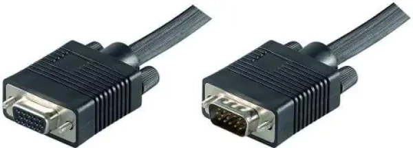 MicroConnect Prodlužovací kabel Full HD SVGA 5m černá / Full HD (1920x1080) @ 60Hz (MONGH5B)