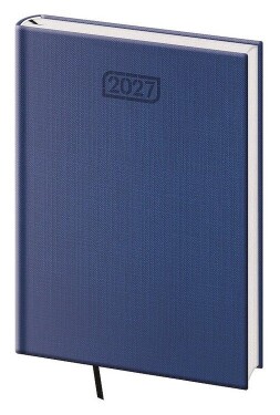 Diář 2027 týdenní A5 Zephir - modrá