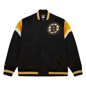 Mitchell & Ness Pánská Bunda Boston Bruins NHL Heavyweight Satin Jacket Velikost: L