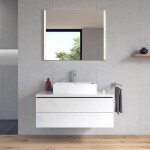 DURAVIT - Vero Air Umyvadlová mísa 600x380 mm, bez přepadu, bez otvoru pro baterii, WonderGliss, bílá 23516000001