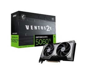 MSI VGA NVIDIA GeForce RTX 5060 Ti 16G VENTUS 2X OC PLUS, RTX 5060 Ti, 16GB GDDR7, 3xDP, 1xHDMI EDF_2648687
