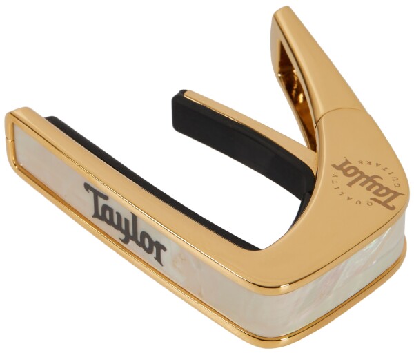 Thalia Taylor White Pearl Black Logo Gold