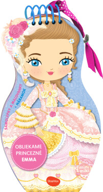 Obliekame bábiky PRINCEZNÁ EMMA – Maľovanky