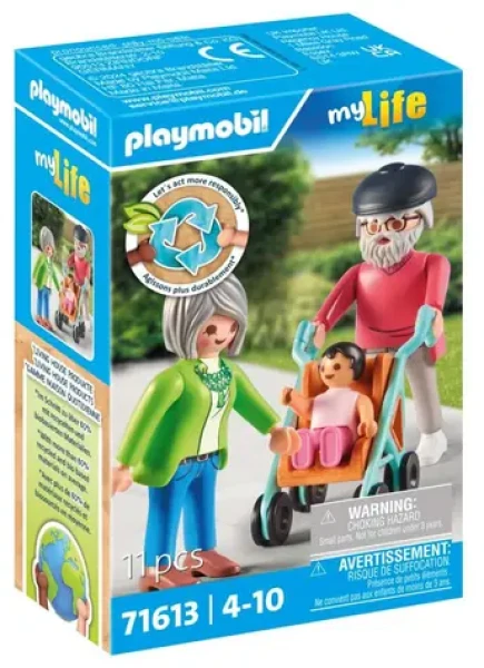 Playmobil® My Life 71613 Prarodiče s miminkem