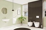 Bidetová baterie VitrA Root Round s výpustí chrom A42724EXP A42724EXP