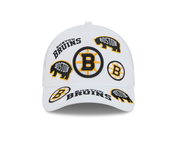 New Era Pánská kšiltovka Boston Bruins NHL 9FORTY M-Crown A-Frame Trucker All Over bílá