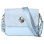 Moderní dámská koženková crossbody kabelka LB Eva, modrá