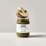 Nicolas Vahé Pesto se žampiony a lanýži 135 g, zelená barva, sklo