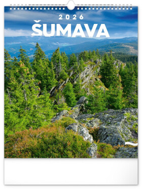 Kalendář 2026 nástěnný: Šumava 30 x 34 cm
