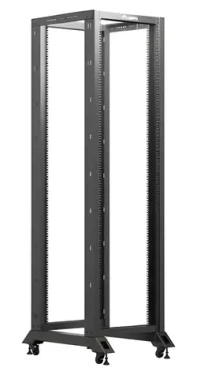 Lanberg OR01-6842-B černá / Open rack / 19" / 42U / šířka 600mm / hloubka 800mm (OR01-6842-B)