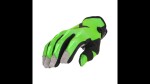 Motokrosové rukavice Acerbis MX X-P zelená/černá fluo žlutá/černá XL
