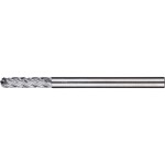 PFERD 21214183 frézovací kolík tvrdokov Špičatý kužel Délka 41 mm Vnější Ø 3 mm Pracovní délka 11 mm Ø hřídele 3 mm 1 ks