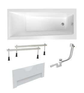 Obdélníková vana Laguna Idea Plus 170x75 cm akrylát levá i pravá SIKOID1700APNPC SIKOID1700APNPC