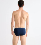 Pánské boxerky men Basic Midi - BLUE - modré 0080 - SLOGGI NIGHT BLUE 5