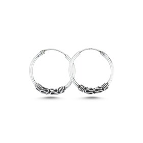 LUNICA Stříbrné kroužky BALI 1,8cm 0862