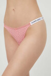 Dámská tanga HIGH LEG THONG UW0UW05160 TIC růžové Tommy Hilfiger