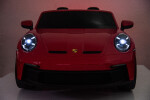 Mamido Elektrické autíčko Porsche 911 GT3 XXL + MP4 | 24V14Ah | 4x200W | Pro 2 děti | červené