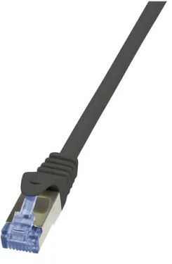 LogiLink PrimeLine černá / Patch kabel / Cat6a S/FTP / RJ45-RJ45 / 3 m (CQ3063S)