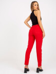 Dámské kalhoty model 17817337 červená M38 - FPrice