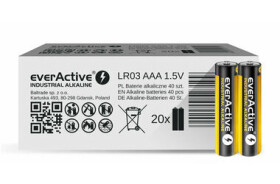 EverActive Industrial Alkaline baterie AAA (LR03) 40ks (EVLR03S2IK)