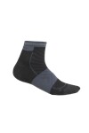 Dámské merino ponožky ICEBREAKER Wmns Run+ Ultralight Mini, Black/Graphite velikost: 35-37 (S)