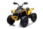 Mamido Dětská elektrická čtyřkolka Can-Am Renegade 180W 4x4 žlutá