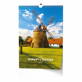 Nástěnný kalendář Krásy Moravy a Slezska A3