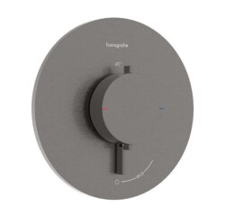 HANSGROHE - Ecostat Comfort S Sprchová baterie pod omítku, s termostatem, kartáčovaný černý chrom 33714340