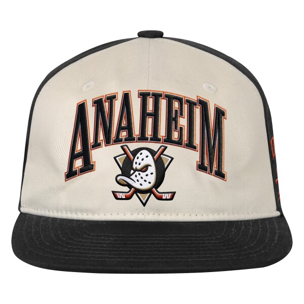 Outerstuff Dětská kšiltovka Anaheim Ducks NHL Flatbrim Arch Deadstock Snapback