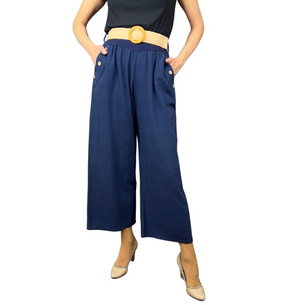 HOSH Kalhoty Julieta Velikost: UNI, Barva: Tmavě modrá