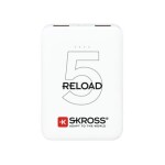 SKROSS DN55 powerbank Reload 5 bílá / 5000mAh / 2x 2A výstup / microUSB kabel (7640166322092)