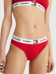 Dámské kalhotky TOMMY 85 STRETCH COTTON LOGO BRIEFS UW0UW02193XCN červená TOMMY Hilfiger