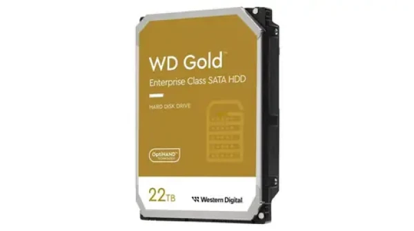 WD Gold 22TB / HDD / 3.5" SATA III / 7 200 rpm / 512MB cache / 5y (WD221KRYZ)