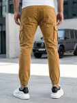 Béžové pánské bojové kalhoty FashionStreet UX4177 S