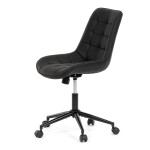 Pracovní židle, výškově nastavitelná, černá látka, KA-V3120 BK3