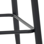 Barová židle, modrá, látka,AUB-V4009 BLUE6