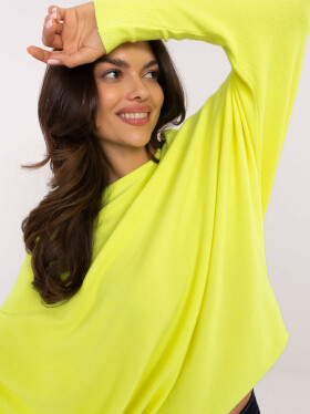 Svetr DHJ SW 8862.91 fluo žlutý jedna velikost