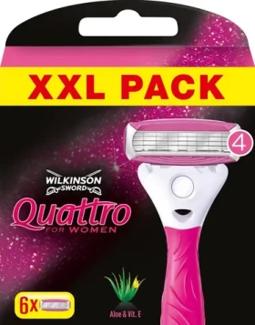 Wilkinson Quattro for Women náhradní hlavice 6ks (WDS037)