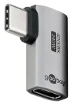 Goobay 74441 / Adaptér USB-C / úhlový 90° vodorovný / USB4 (74441)