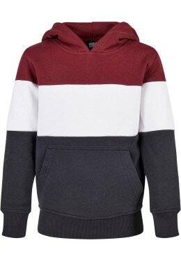 Boys 3-Tone Hoody port/bílá/námořnická