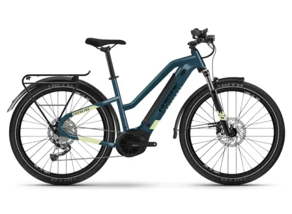 Haibike Trekking 5 trekingové elektrokolo Blue/Canary M (17 - 18)