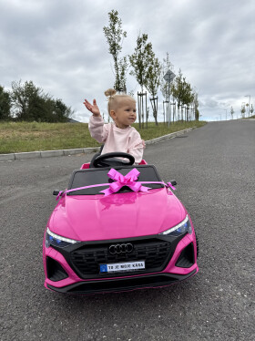 Mamido Mašle na elektrické autíčko pro děti růžová šířka 3 cm