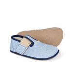 Barefoot chlapecké přezůvky Pegres, BF01 textil, modrá - 31