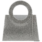 Luxusní dámská plesová kabelka Michelle Moon Ylsa, stříbrná