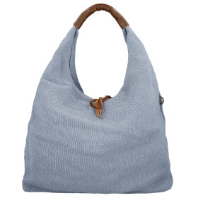 Trendy dámská textilní kabelka na rameno Alice, modrá