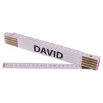 Metr skládací, 2m, dřevěný, PROFI, "DAVID"