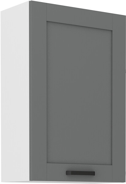 Horní skříňka Luna 60 G-90 1F Barva korpusu: Bílá, Barva dvířek: Dust Grey