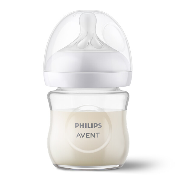 Avent láhev Natural Response skleněná 120ml, 0m+