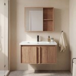 REA - Sada koupelnového nábytku s umyvadlem Gama T25023 HHL 70CM REA-M0209