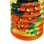 Lampion dýně Halloween 15 cm se svítící hůlkou 39 cm